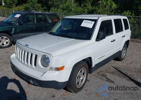 2016 Jeep Patriot Sport from USA, damaged, VIN 1C4NJPBA1GD547928